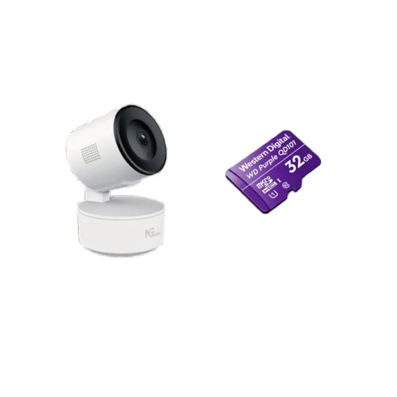 Cámara ZKTeco NGC2301PAK - PT - 3.6mm - IR 5M - Wi-Fi - Incluye Memoria Micro SD 32GB - NGTECO 2301 WITH SD CARD