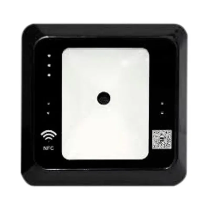 Lector de Tarjeta ZKTeco QR500 - Con Salida Wiegand - Distancia hasta 5 cm - Código QR/ MIFARE/ DESFire - Negro - QR500-B