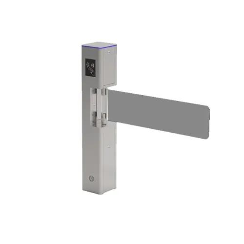 Puerta de cortesía ZKTeco SBT2000S - Bidireccional - Carril de 90cm - Aleta de vidrio templado - SBT2000S