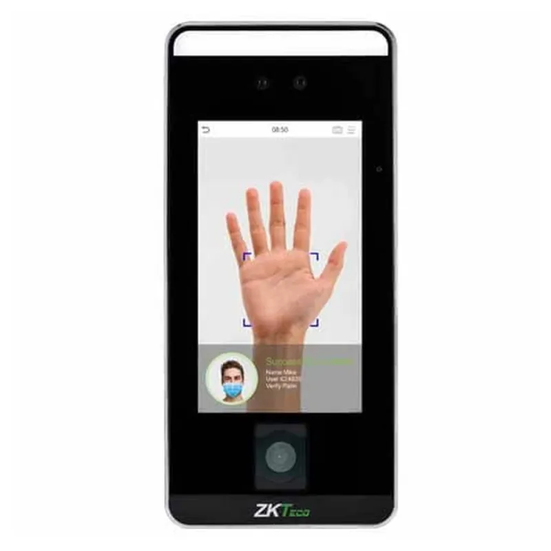 Control de Acceso ZKTeco SpeedFace-V5L-QR - 5" - Reconocimiento Facial - Lector de Palma - SPEEDFACE-V5L-QR
