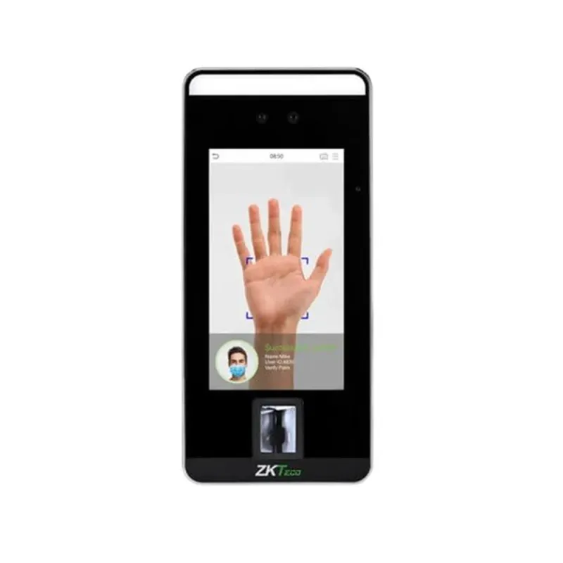 Control de Acceso ZKTeco SpeedFaceV5LPWIFI - Reconocimiento Facial - Lector de Palma/Huella Digital - Wi-Fi - SPEEDFACE-V5L P WIFI