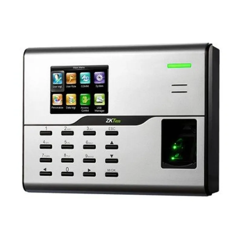 Control de Asistencia Biométrico ZKTeco UA860ID - Pantalla 2.8" - Lector de Huella - USB - Plateado - UA860ID