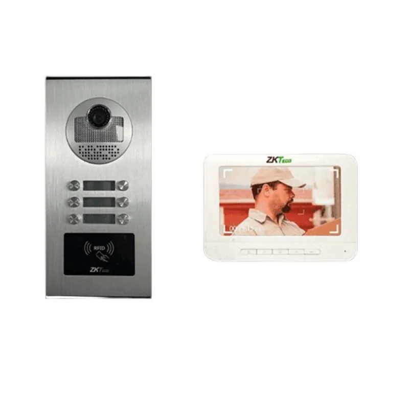 Paquete de Videoportero ZKTeco VE06A01PAQ7P - Videoportero VE06A01 - Monitor VDPIB3 - 7" - VE06A01PAQ7P