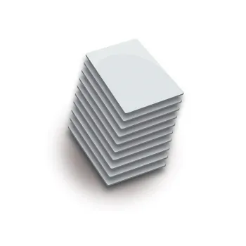 Tarjeta de Acceso ZKTeco IDCARDNN - RFID - PVC - Blanco - 10 Piezas - IDCARDNN