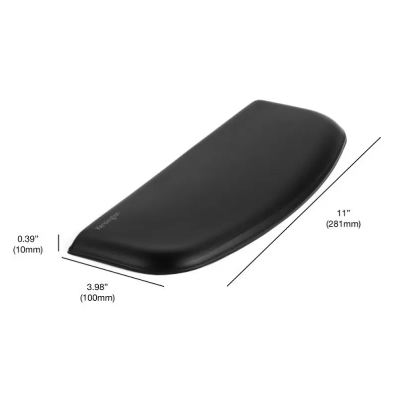 Descansa Muñeca Kensington ErgoSoft K52801WW - Para Teclado - Gel - Compacto - Negro - K52801WW