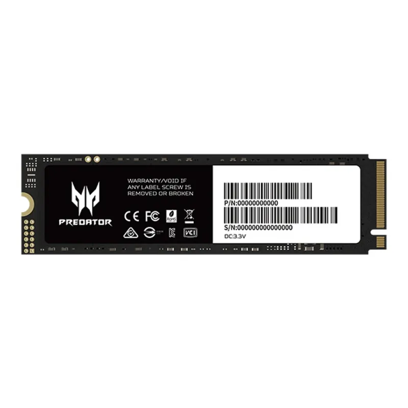 Unidad de Estado Sólido Acer Predator GM7 - M.2 2280 - 1TB - PCI-E 4.0 - BL.9BWWR.118