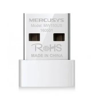 Adaptador De Red Mercusys Mw150Us Usb 2.0 Inalámbrica 150 Mbps 802.11N/G/B - MW150US
