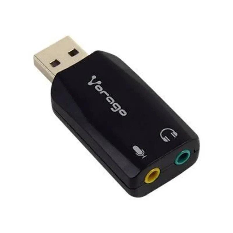 Adaptador De Audio Vorago Adp 201 Negro - ADP-201