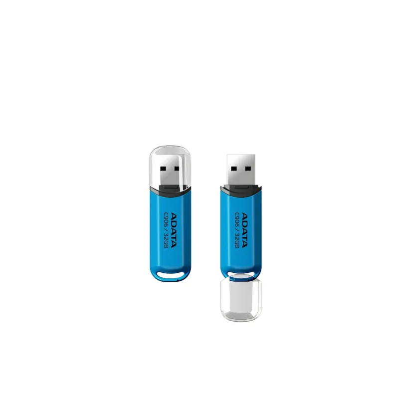 Memoria USB ADATA C906 - 32GB - USB 2.0 - Azul - AC906-32G-RWB