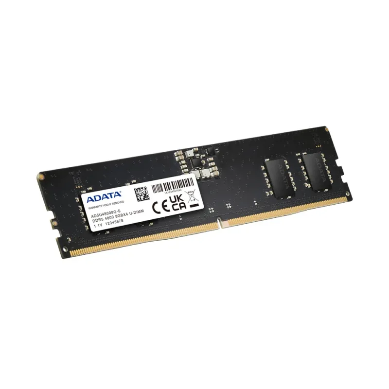 Memoria RAM ADATA AD5U48008G-S - DDR5 - 8GB - 4800MHz - AD5U48008G-S