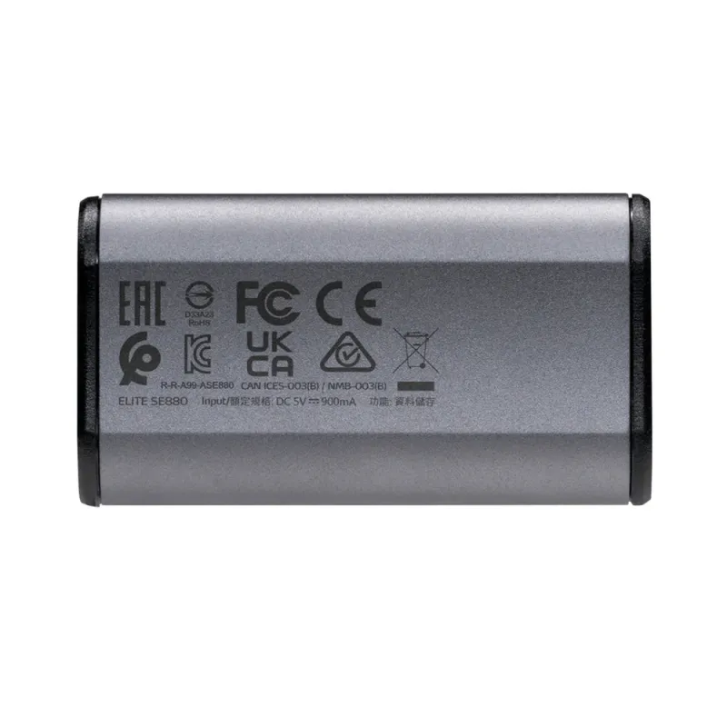 Unidad de Estado Sólido Externo ADATA SE880 - 500GB - USB 3.2 - Gris - AELI-SE880-500GCGY