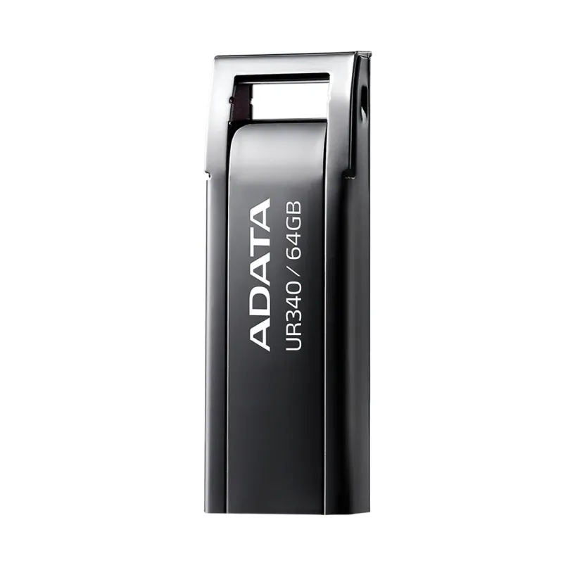 Memoria USB ADATA Royal UR340 - 64GB - USB 3.2 - Negro - AROY-UR340-64GBK