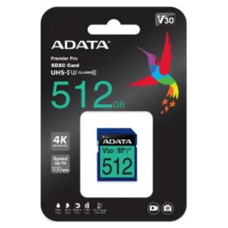 Memoria SDXC ADATA Premier Pro SDXC - 512GB - CL10 - ASDX512GUI3V30S-R