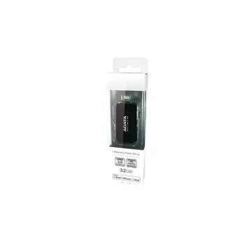 Adata Ue710 32Gb Unidad Flash Usb Usb Type-A / Lightning 3.2 Gen 1 (3.1 Gen 1) Negro - AUE710-32GB-CBK