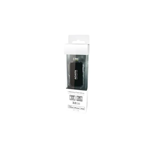 Adata Ue710 32Gb Unidad Flash Usb Usb Type-A / Lightning 3.2 Gen 1 (3.1 Gen 1) Negro - AUE710-32GB-CBK Adata Ue710 32Gb Unidad Flash Usb Usb Type-A / Lightning 3.2 Gen 1 (3.1 Gen 1) Negro - AUE710-32GB-CBK