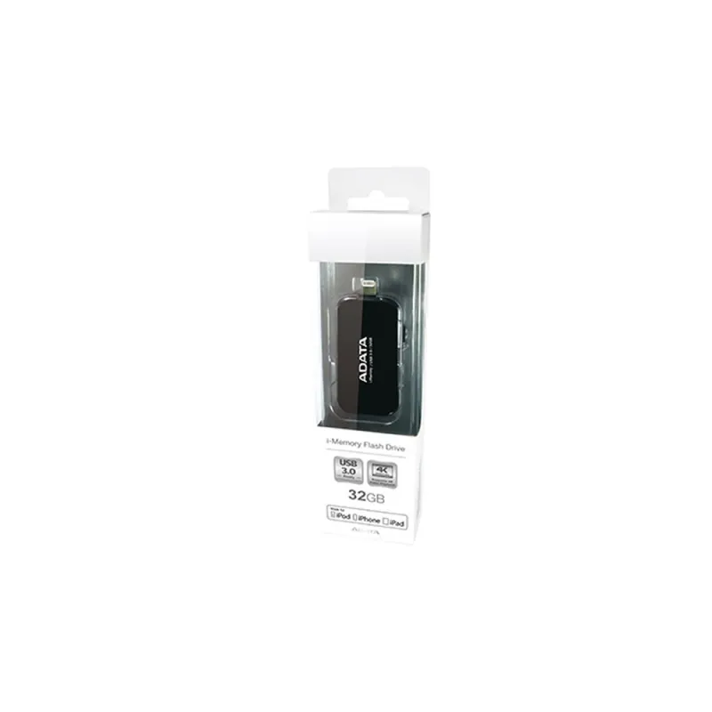 Adata Ue710 32Gb Unidad Flash Usb Usb Type-A / Lightning 3.2 Gen 1 (3.1 Gen 1) Negro - AUE710-32GB-CBK