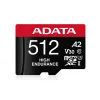 Memoria MicroSDXC ADATA High Endurance - 512GB - UHS-I - C/Adaptador - AUSDX512GUI3V30SHA2-RA1