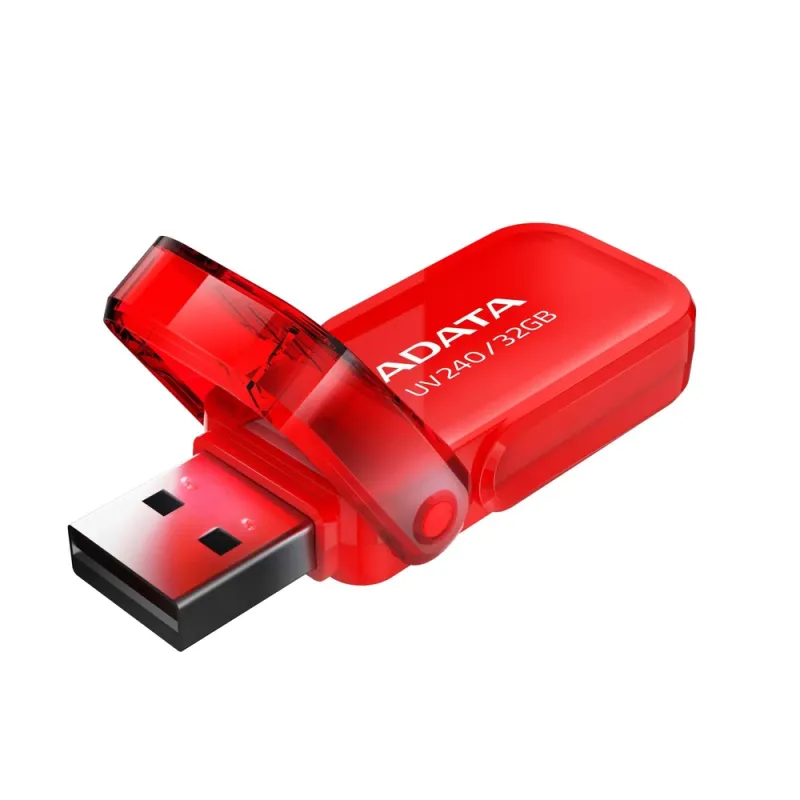 Memoria Usb Adata Uv240 32Gb Usb 2.0 Rojo - AUV240-32G-RRD
