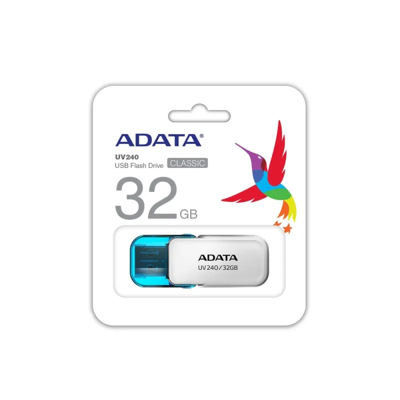 Memoria Usb Adata Uv240 32Gb Usb 2.0 Blanco - AUV240-32G-RWH
