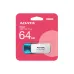 Memoria USB ADATA UV240 - 64GB - USB 2.0 - Blanco - AUV240-64G-RWH