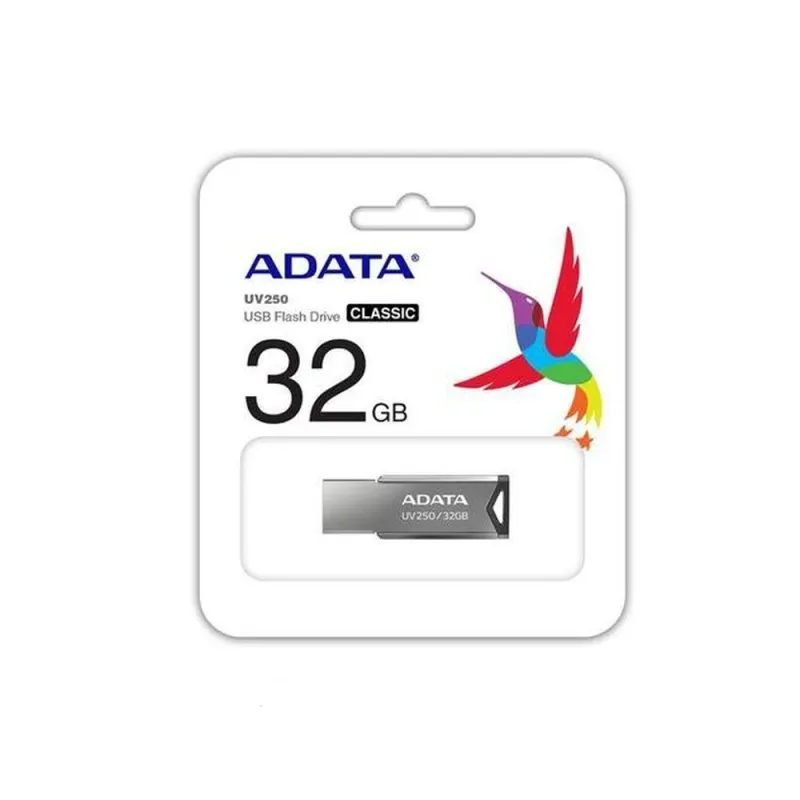 Memoria Usb Adata Uv250 32Gb Usb 2.0 Plata - AUV250-32G-RBK