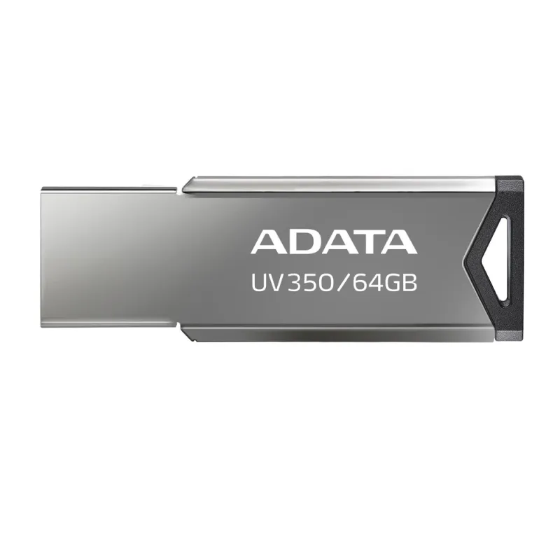 Unidad Flash Usb 3.0 Adata Auv350 De 64Gb. Color Gris. - AUV350-64G-RBK