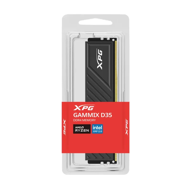 Memoria RAM ADATA XPG GAMMIX D35 - DDR4 - 16GB - 3200 MHz - UDIMM - Para PC - AX4U320016G16A-SBKD35