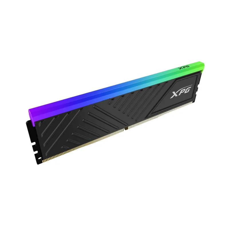 Memoria RAM ADATA XPG Spectrix D35G - DDR4 - 16GB - 3200MHz - U-DIMM - para PC - Negro - RGB - AX4U320016G16A-SBKD35G