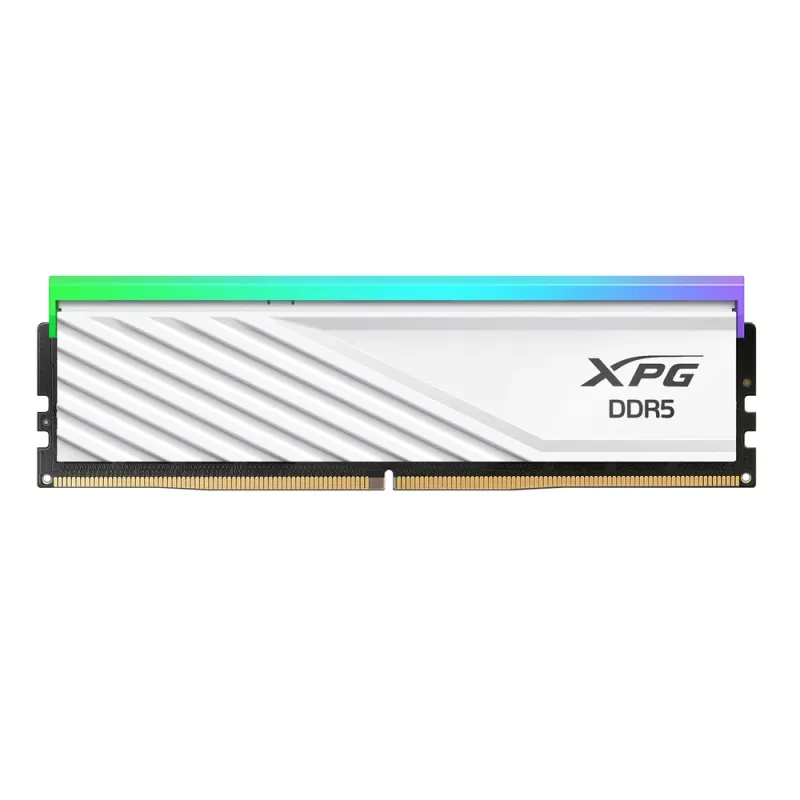 Memoria RAM ADATA XPG LANCER BLADE RGB - DDR5 - 16GB - 6000MHz - UDIMM - Blanco - Para PC - AX5U6000C4816G-SLABRWH