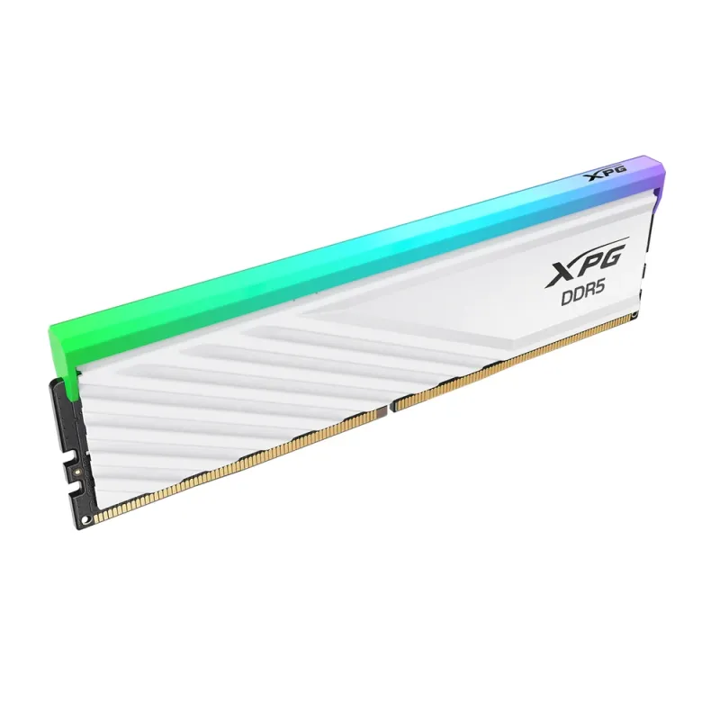 Memoria RAM ADATA XPG LANCER BLADE RGB - DDR5 - 16GB - 6000MHz - UDIMM - Blanco - Para PC - AX5U6000C4816G-SLABRWH