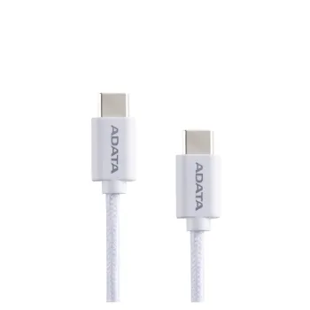 Cable USB-C ADATA 2m Blanco Carga Rápida 100W Modelo CACC-200PN-WH