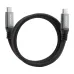 Cable USB-C ADATA CACCU3 - 1m - Magnético - Negro - CACCU3-100W-100AN-BK Cable USB-C ADATA CACCU3 - 1m - Magnético - Negro - CACCU3-100W-100AN-BK