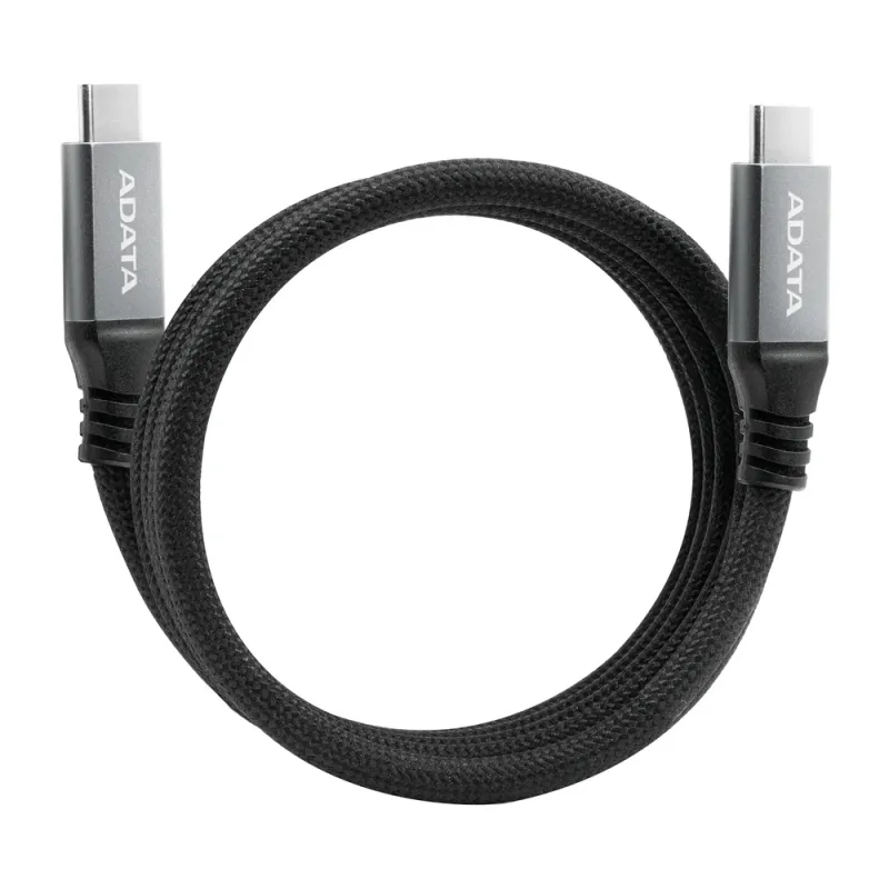 Cable USB-C ADATA CACCU3 - 1m - Magnético - Negro - CACCU3-100W-100AN-BK