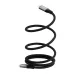 Cable USB-C ADATA CACCU3 - 1m - Magnético - Negro - CACCU3-100W-100AN-BK Cable USB-C ADATA CACCU3 - 1m - Magnético - Negro - CACCU3-100W-100AN-BK