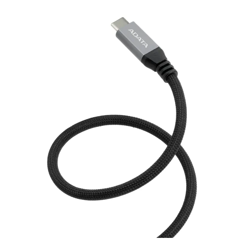 Cable USB-C ADATA CACCU3 - 1m - Magnético - Negro - CACCU3-100W-100AN-BK