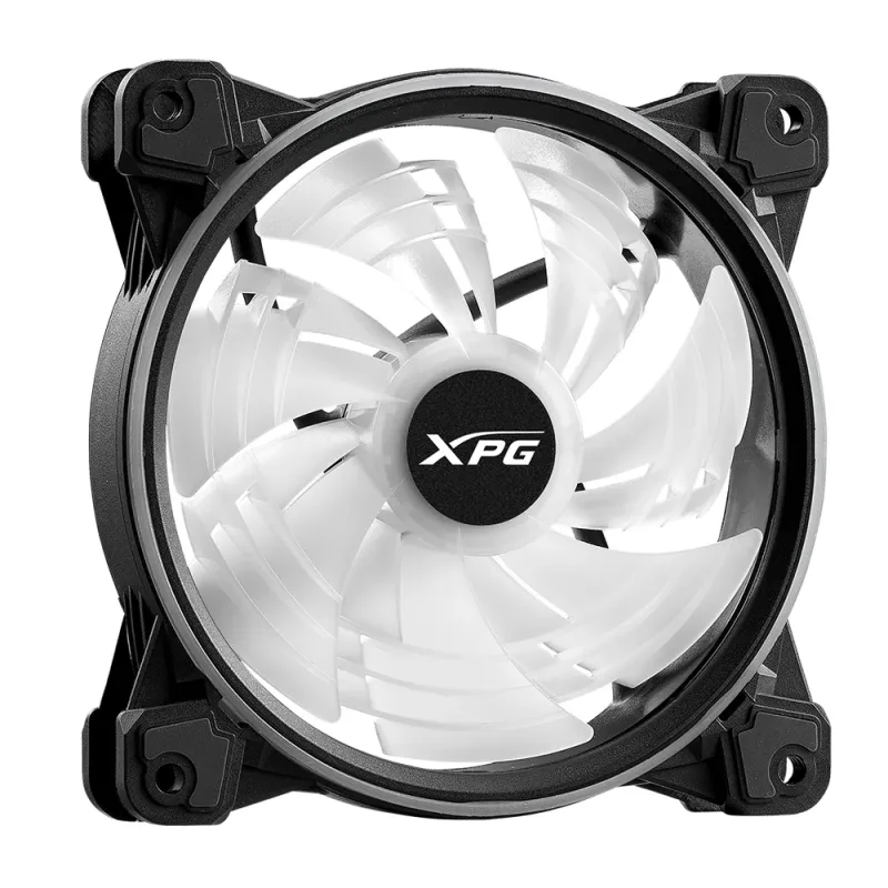 Ventilador ADATA XPG HURRICANE - 120mm - 2000 RPM - 4 Pines - LED - HURRICANE120ARGBPWM-BKCWW