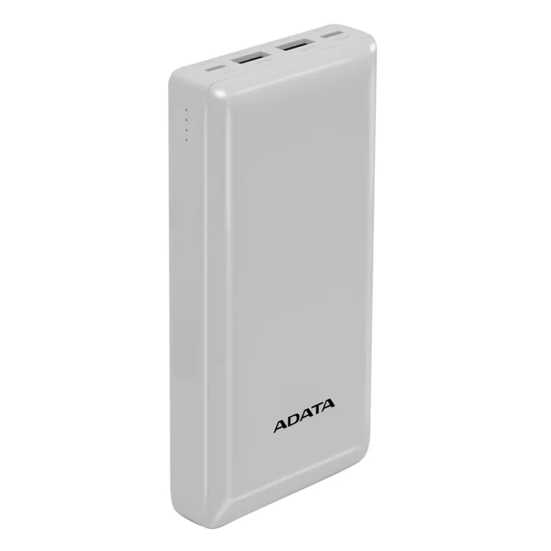 Power Bank ADATA C20 - 20000mAh - USB - USB-C - Blanco - PBC20-WH
