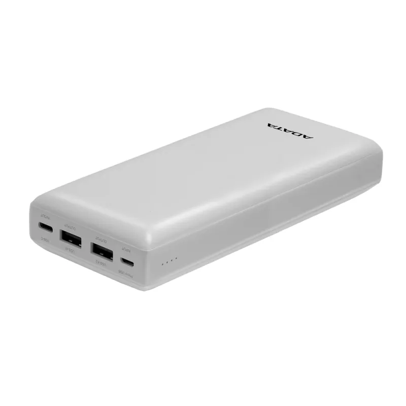 Power Bank ADATA C20 - 20000mAh - USB - USB-C - Blanco - PBC20-WH