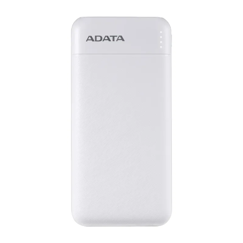 Power Bank ADATA C100 10,000mAh Carga Rápida USB-C Blanco PC100-14WH