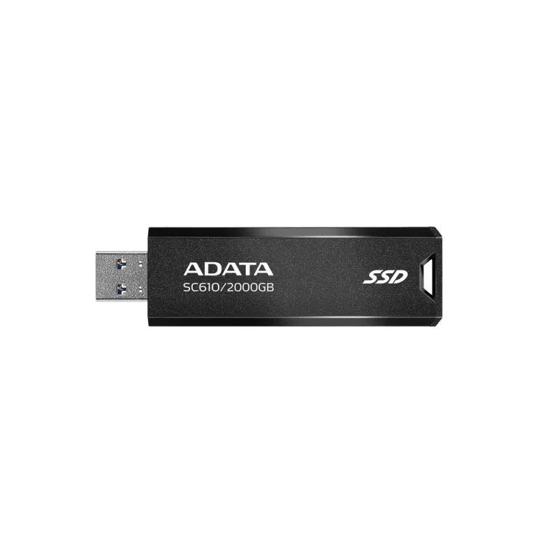 Disco Duro Externo SSD ADATA SC610 2TB USB 3.2 Negro