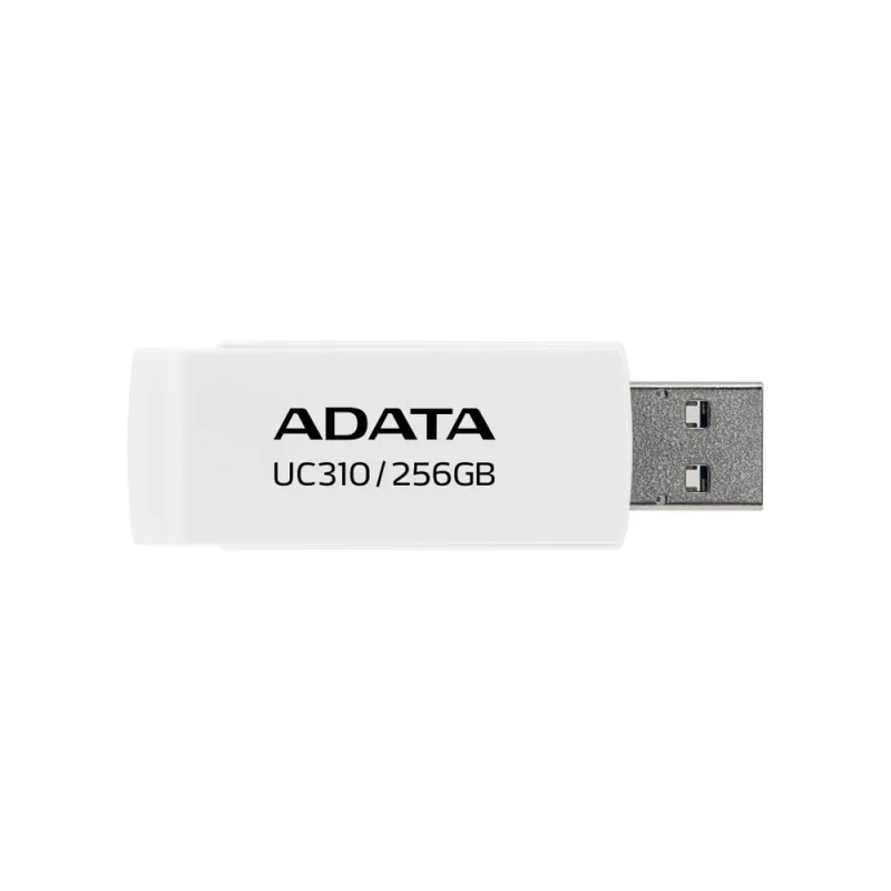 Memoria USB ADATA UC310 - 256GB - USB 3.2 - Blanco - UC310-256G-RWH