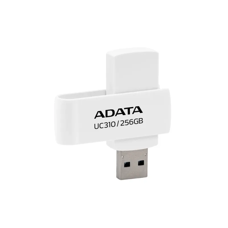 Memoria USB ADATA UC310 - 256GB - USB 3.2 - Blanco - UC310-256G-RWH