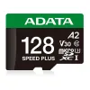 Memoria MicroSDXC ADATA Speed Plus - 128GB - Clase 10 - C/Adaptador - UD128GUI3V30A2SP-RA1