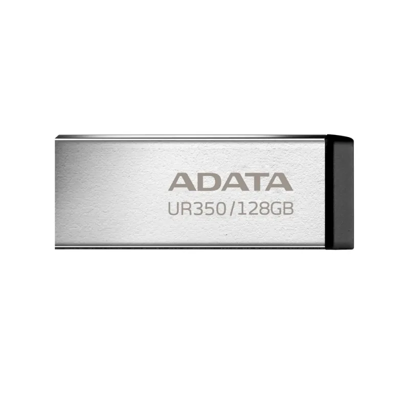Memoria USB ADATA UR350 128GB USB 3.2 Plata y Negro - UR350-128G-RSR/BK