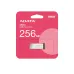 Memoria USB ADATA UR350 - 256GB - USB 3.2 Gen 1 (Retrocompatible 3.0 y 2.0) - Diseño Elegante sin Tapa - Color Metálico Negro - UR350-256G-RSR/BK