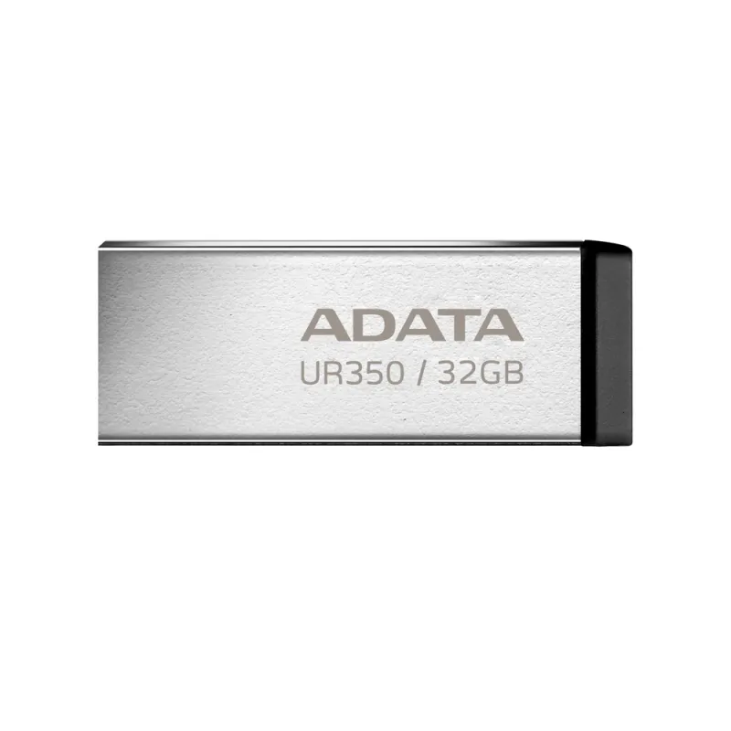 Memoria USB ADATA UR350 32GB USB 3.2 Plata y Negro - Resistente al Agua y Golpes