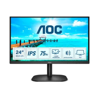 Aoc B2 24B2Xh Monitor De Computadora 60.5 Cm (23.8") 1920 X 1080 Pixeles Full Hd Led Negro - 24B2XH