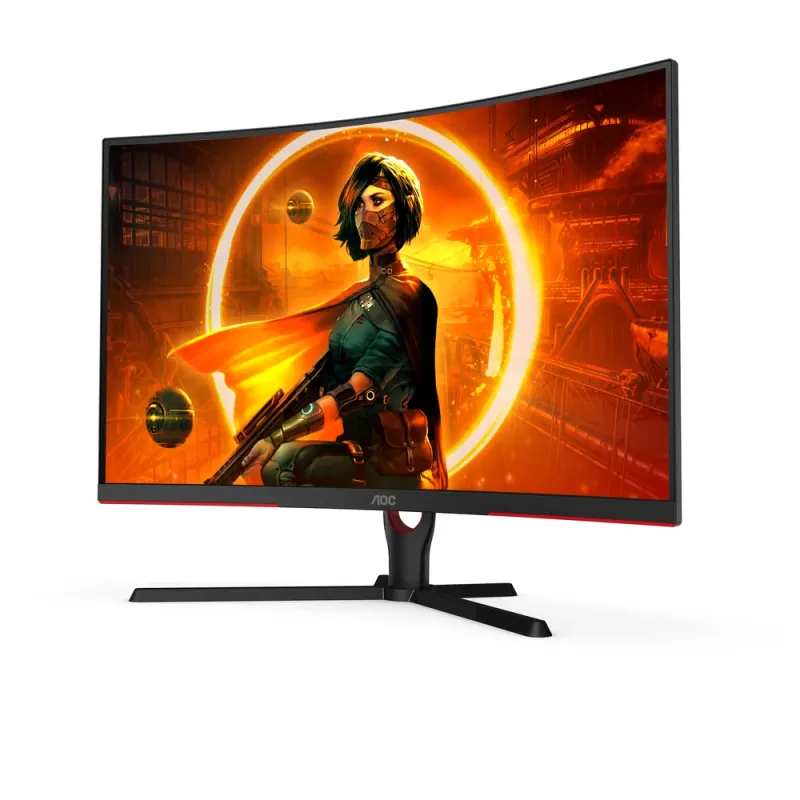 Monitor Gamer AOC C32G3E - 32" - Full HD - 165Hz - HDMI - DisplayPort - Curvo - C32G3E