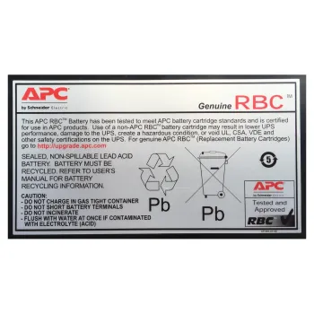 Batería De Reemplazo Apc Cartridge #124 24V - APCRBC124