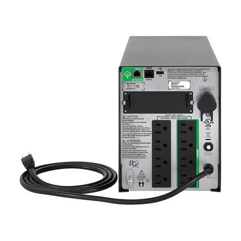 UPS APC Smart-UPS 1500 - 1440VA/1000W - 8 Contactos - Línea interactiva - LCD - AVR - SMT1500C
